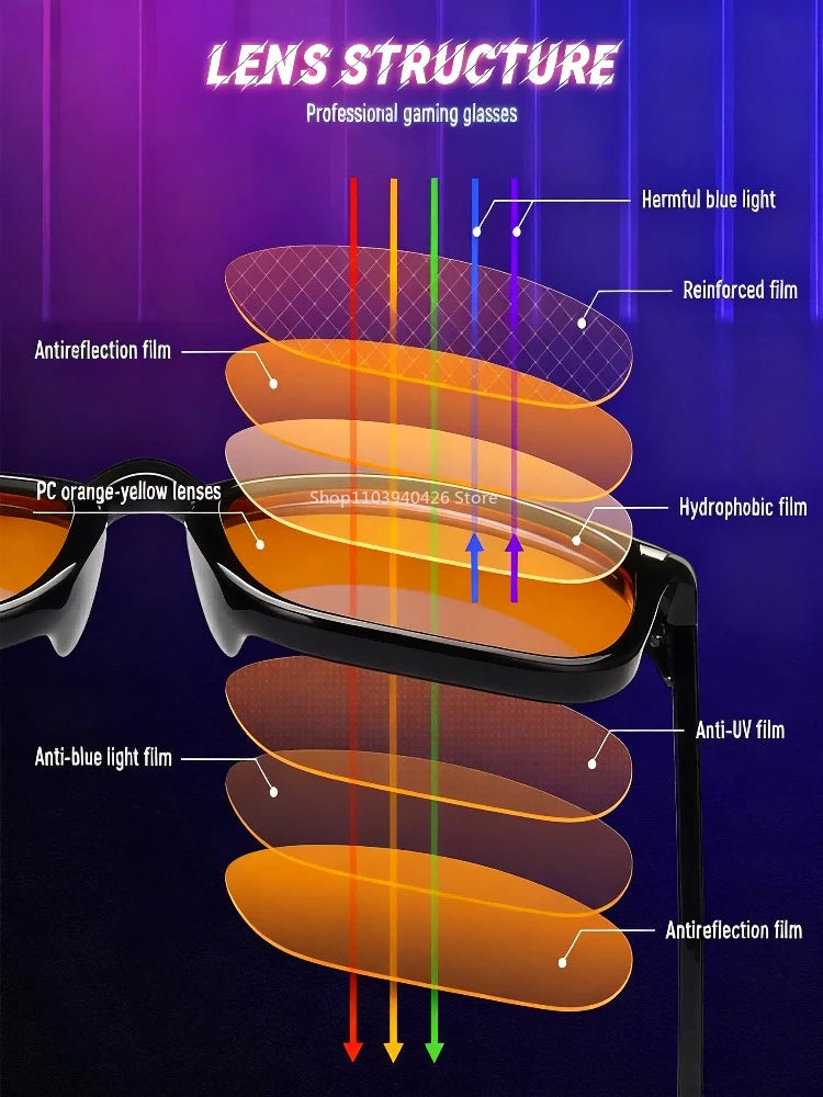 Red Lens Blue Light Blocking Glasses (Sleep & Gaming