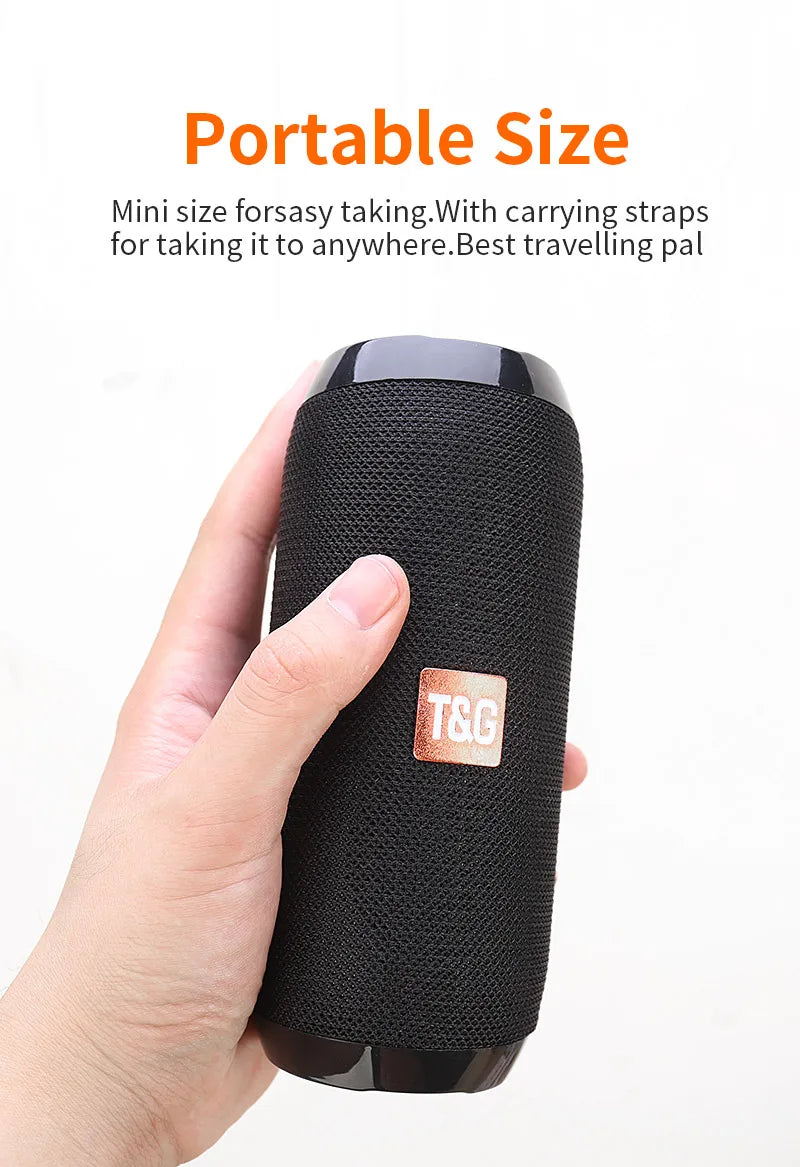 BoomBox Portable Wireless Bluetooth Speaker – FM Radio, Subwoofer & Hands-Free