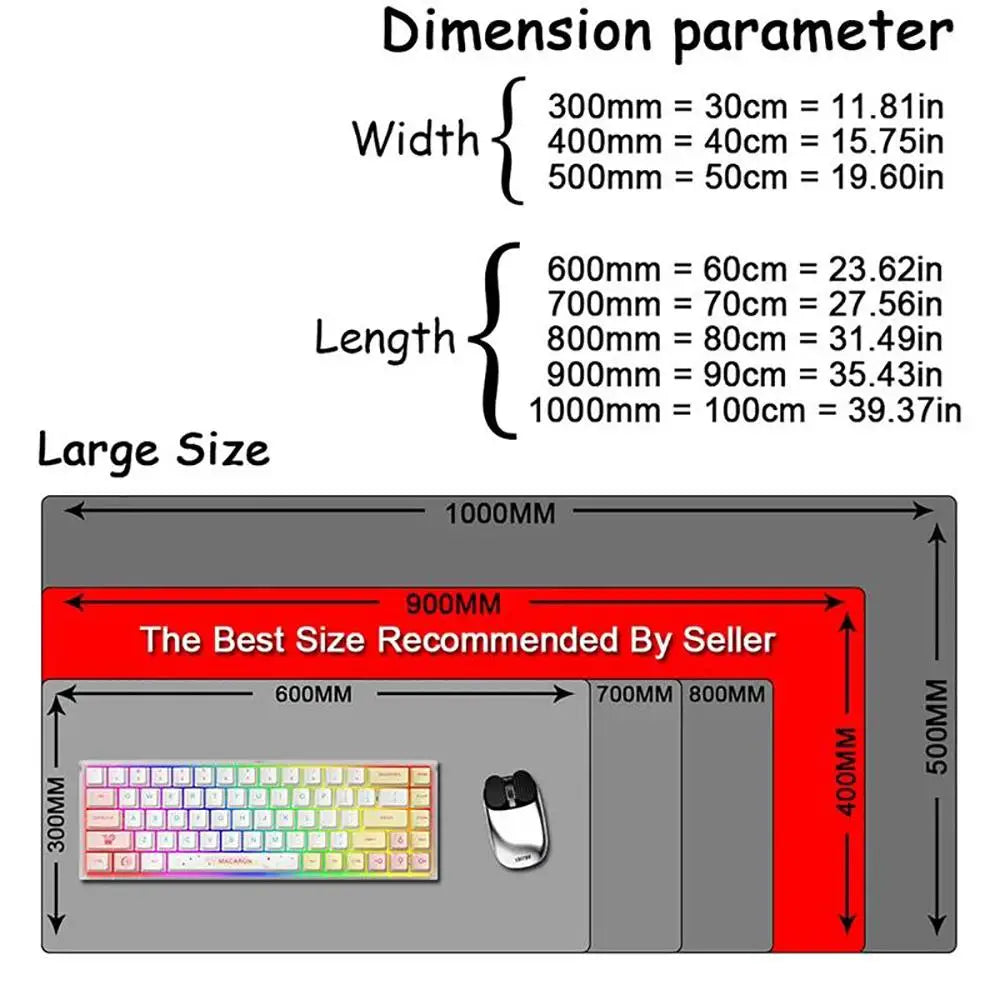 Grumpy Cat XXL Gaming Desk Mat – Cute Black Cat Kawaii Mouse Pad (600×300mm Office & Setup)