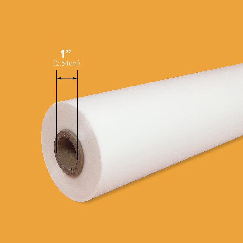 220mm x 100M Satin Matte / Gloss Hot Laminating Film Roll (25–28 Mic) – BOPP Professional Lamination Film, 1” Core for Hot Roll Laminators