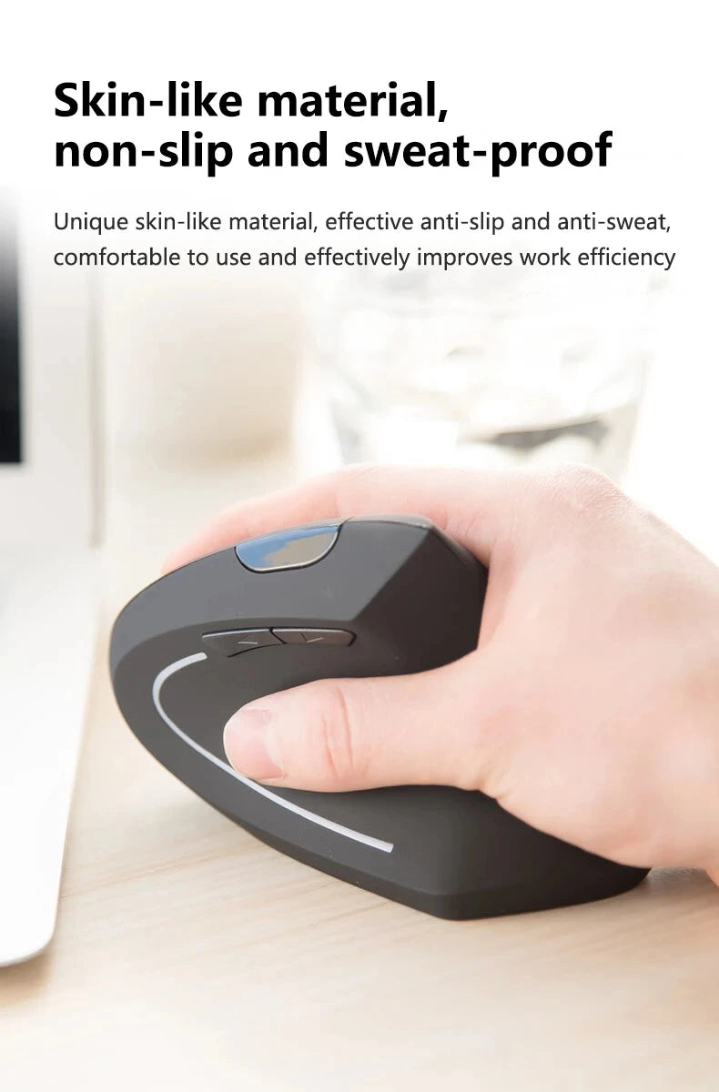 Vertical Ergonomic Gaming Mouse Wireless Rechargeable Gamer Mause Kit Optical 2.4G Mouse Computer PC Laptop Desktop USB Mice
