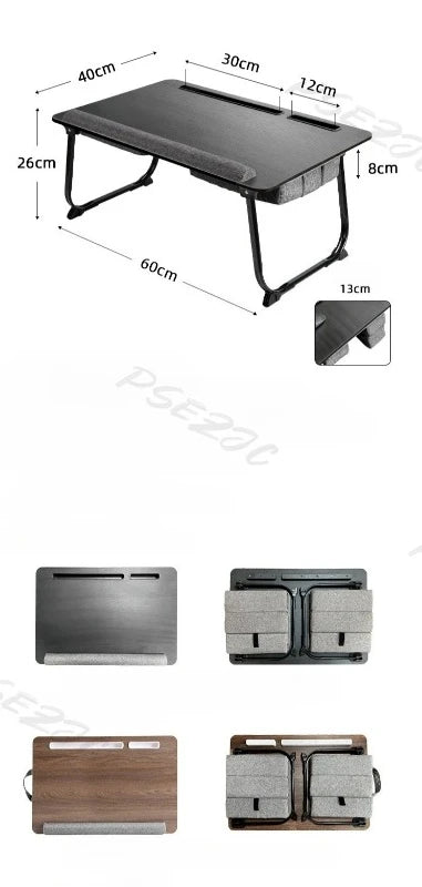 Multifunctional Lap Table Bed Small Table Foldable Table Lazy Notebook Stand