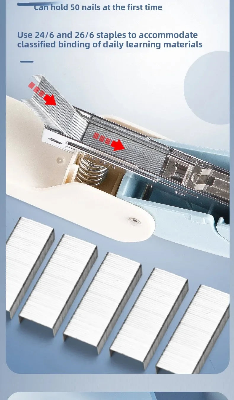 SpinStaple 360° Rotatable Stapler with Built-In Staple Remover