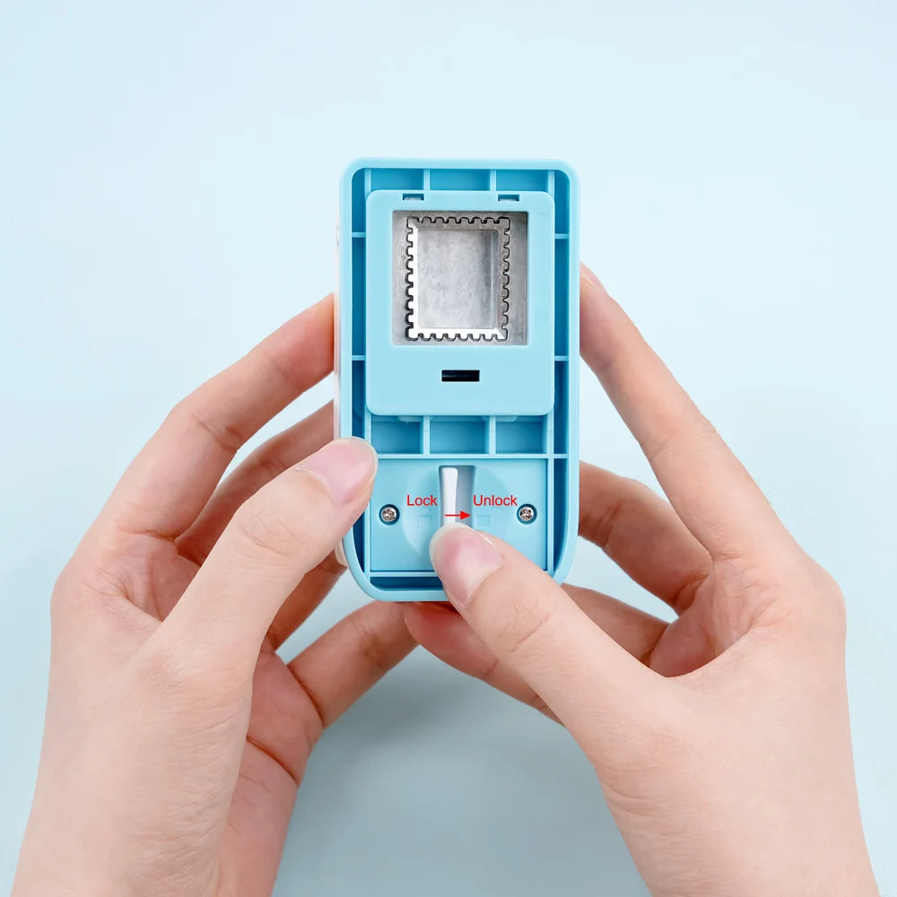 StampPunch Rectangle Postage Stamp Craft Punch – 1x0.8 Inch