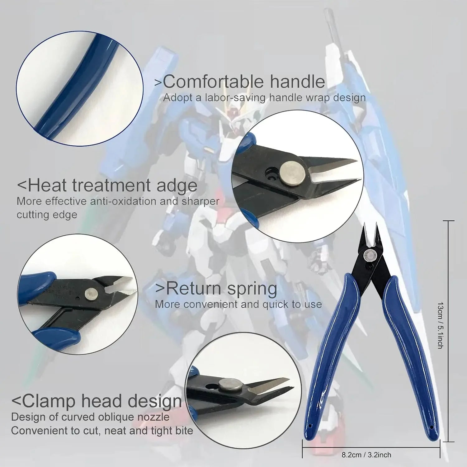 3D Model Grinding & Deburring Tool Kit – Engraving Knife, File, Scraper & Cutter