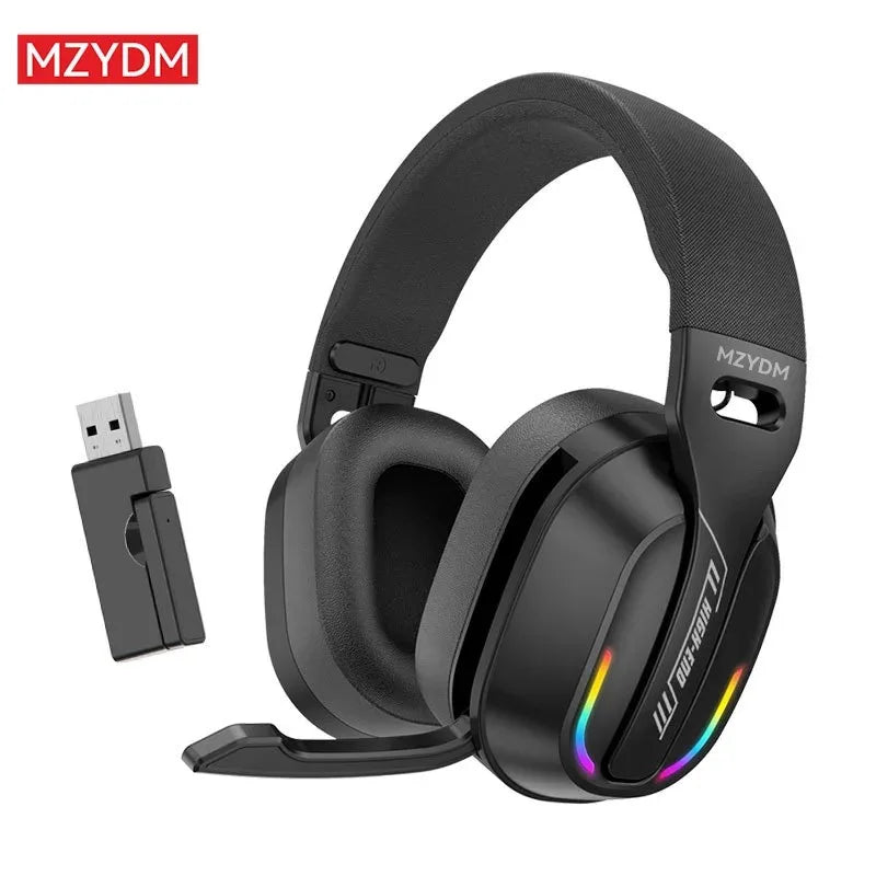 Wireless gaming headphones: 2.4G/ wired/ foldable Bluetooth headphones