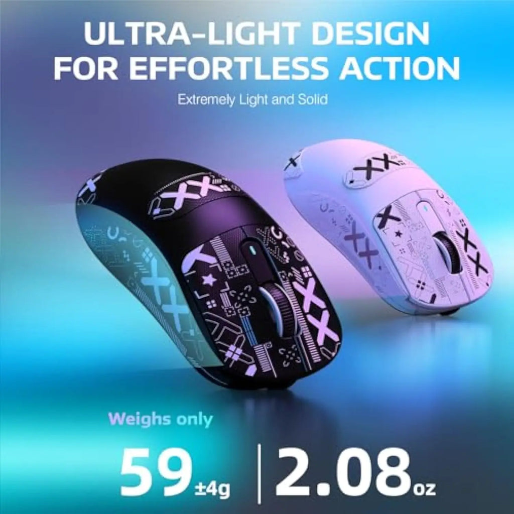 Attack Shark X3 Pro Wireless Gaming Mouse – PAW3395, 26000 DPI Tri-Mode Macro