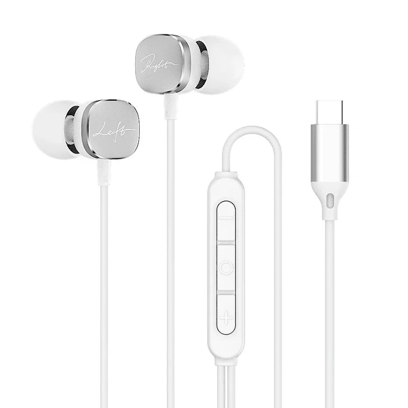 DolbyWire USB-C Wired Headphones – Dolby Sound & Mic for Samsung & iPhone