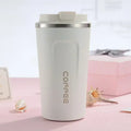 ThermoSip Stainless Steel Insulated Coffee Cup – 380ml / 510ml, Leak-Proof