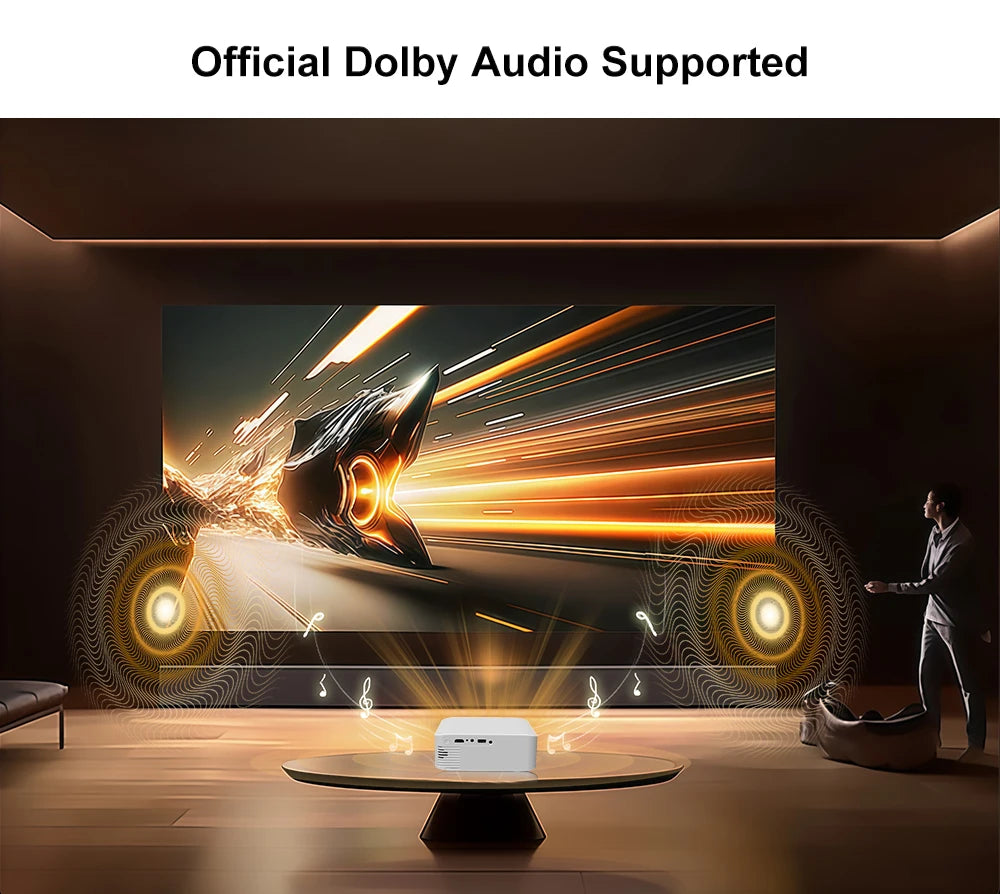 LumiBeam L9W 4K Mini Portable Projector