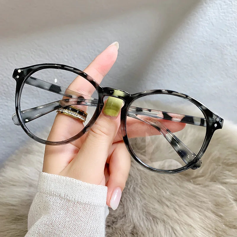 Retro Round Blue Light Blocking Glasses – Prescription Ready Myopia Eyewear (0 to -600) | Ultra-Light Unisex Frames