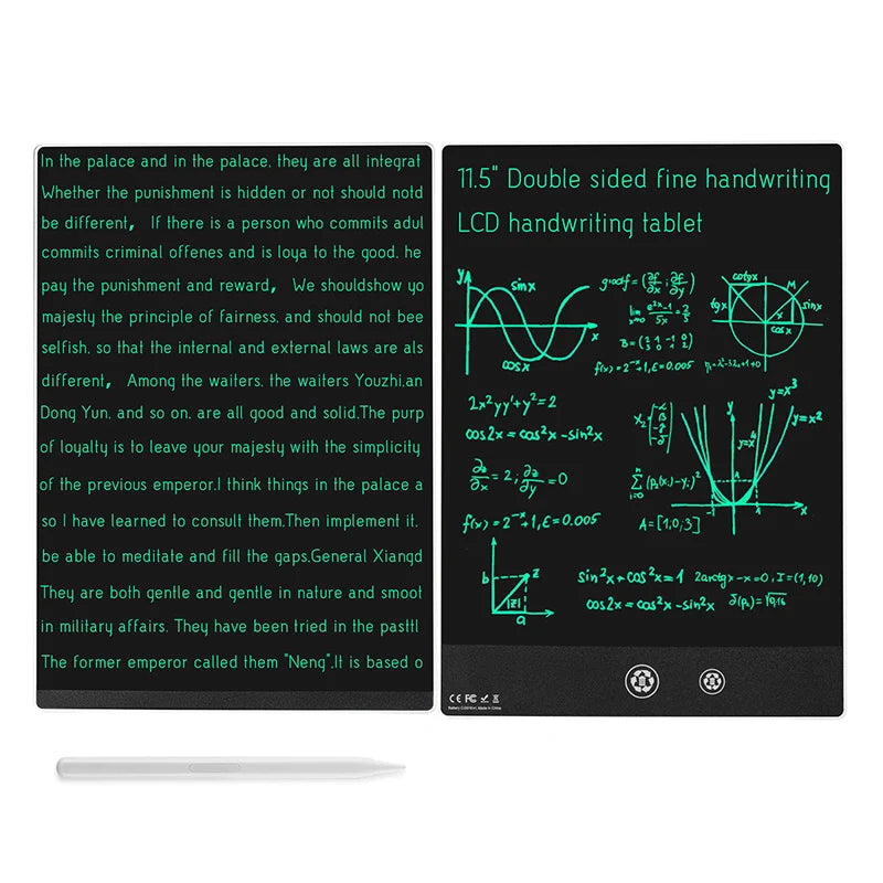 DuoWrite Double-Sided LCD Drawing Tablet – 10.5"/11.5" Kids Drawing Board
