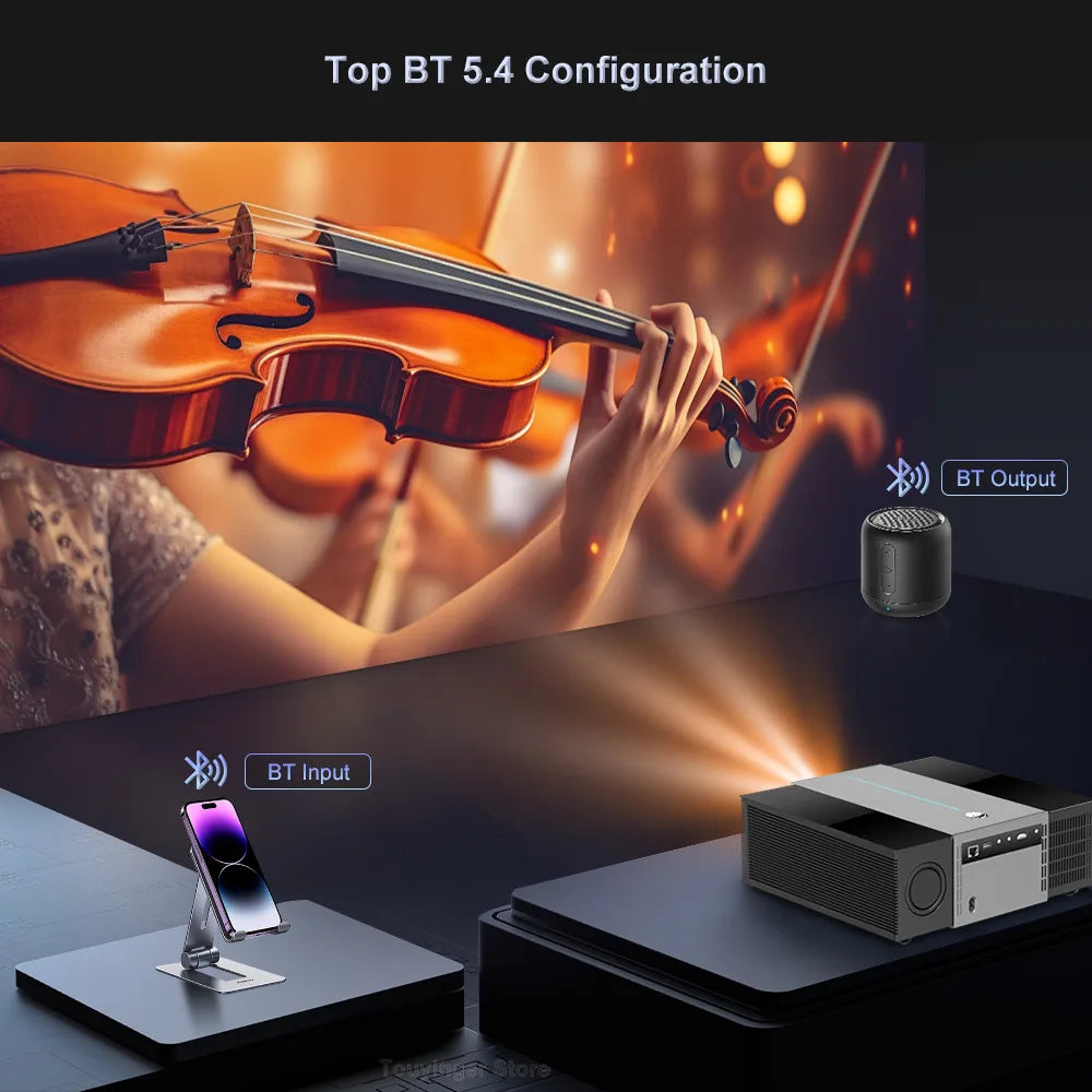 CinemaCore Q11W 4K Smart Home Projector