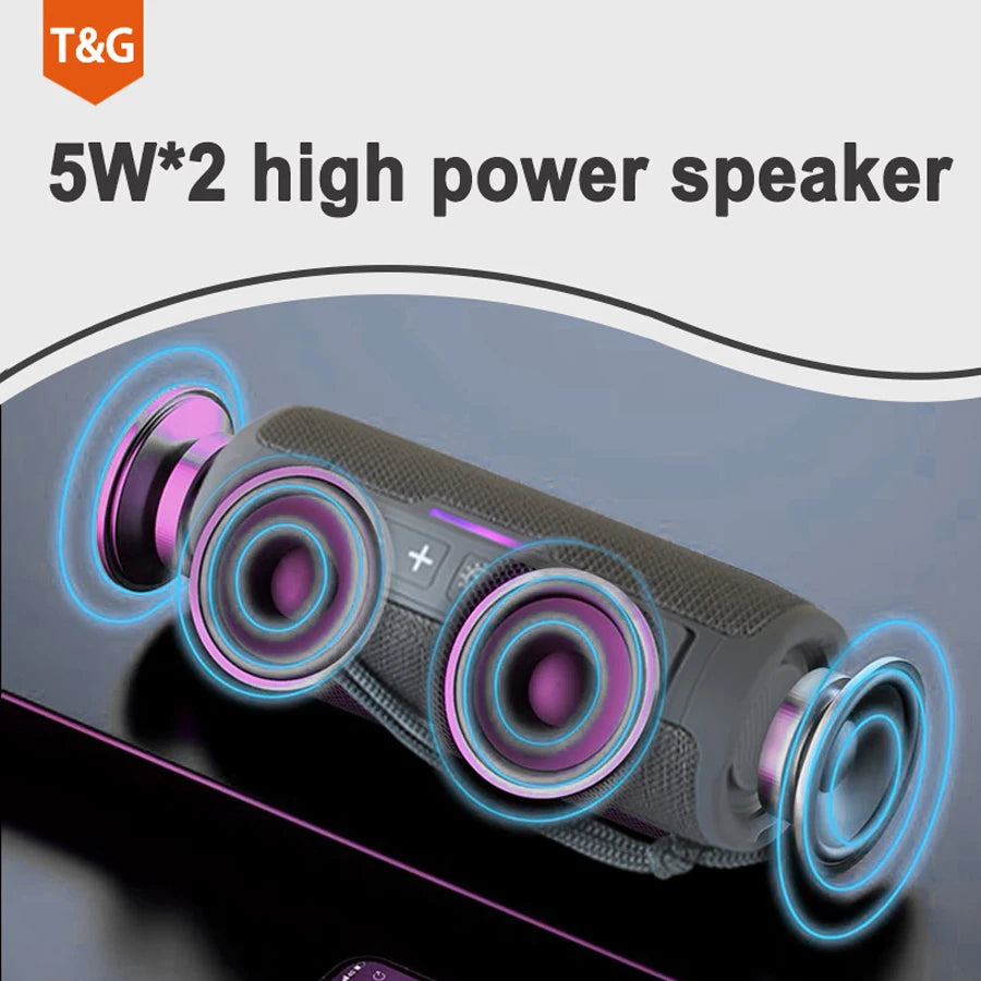 BoomBox Portable Wireless Bluetooth Speaker – FM Radio, Subwoofer & Hands-Free