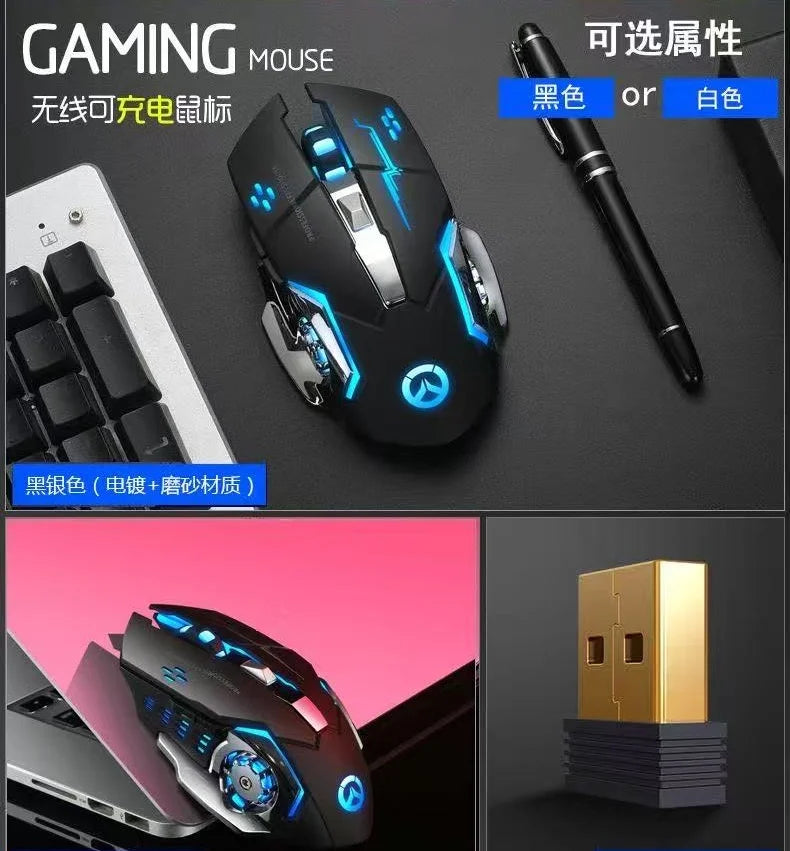 ViperWave Pro – 2.4G Wireless Rechargeable Gaming Mouse | E-Sports Grade Precision