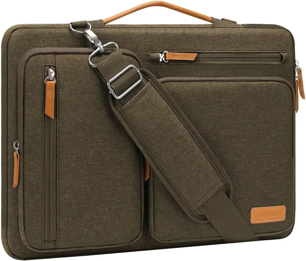 MOSISO Laptop Sleeve Bag – Briefcase & Shoulder Bag for MacBook Air, Pro & Laptops (13"–17.3")