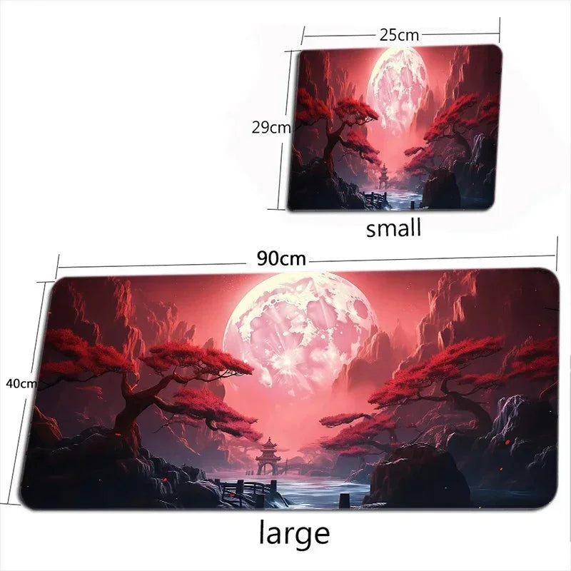 Lunar Galaxy XL Desk Mat – Starry Sky Gaming Mouse Pad (XXL Anti-Slip)
