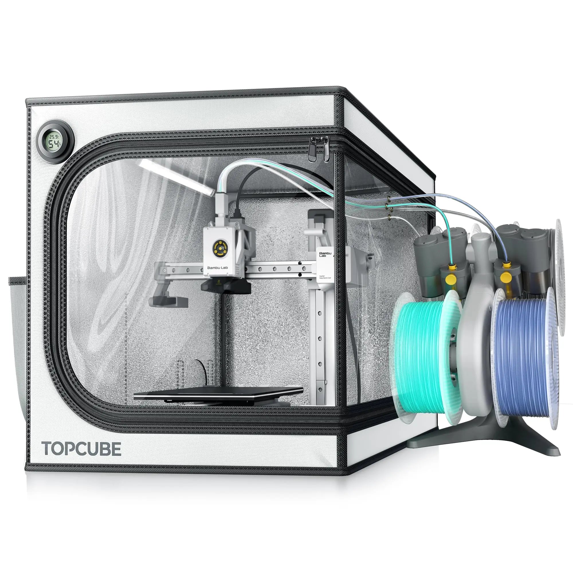 YOOPAI 3D Printer Enclosure for Bambu Lab A1 / A1 Mini – LED, Constant Temp & Fireproof