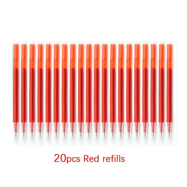 Pilot Frixion Erasable Gel Pen Set – 0.5mm, Blue / Black / Red with Refills