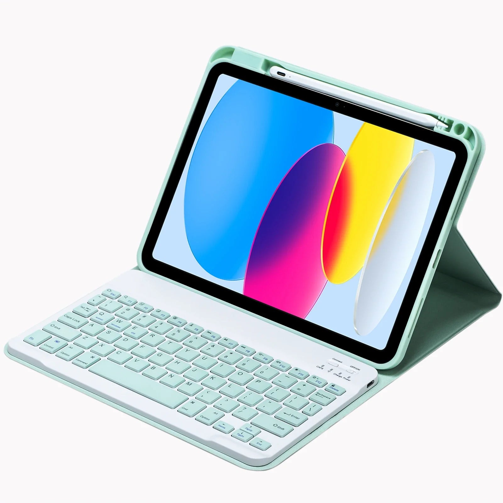 Bluetooth Keyboard Case for iPad – Detachable Leather Cover with Pencil Holder (Multiple Models)