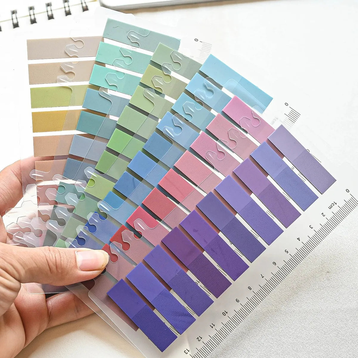 ClearNote 200-Sheet Transparent Sticky Notes – Self-Adhesive Reading Tabs