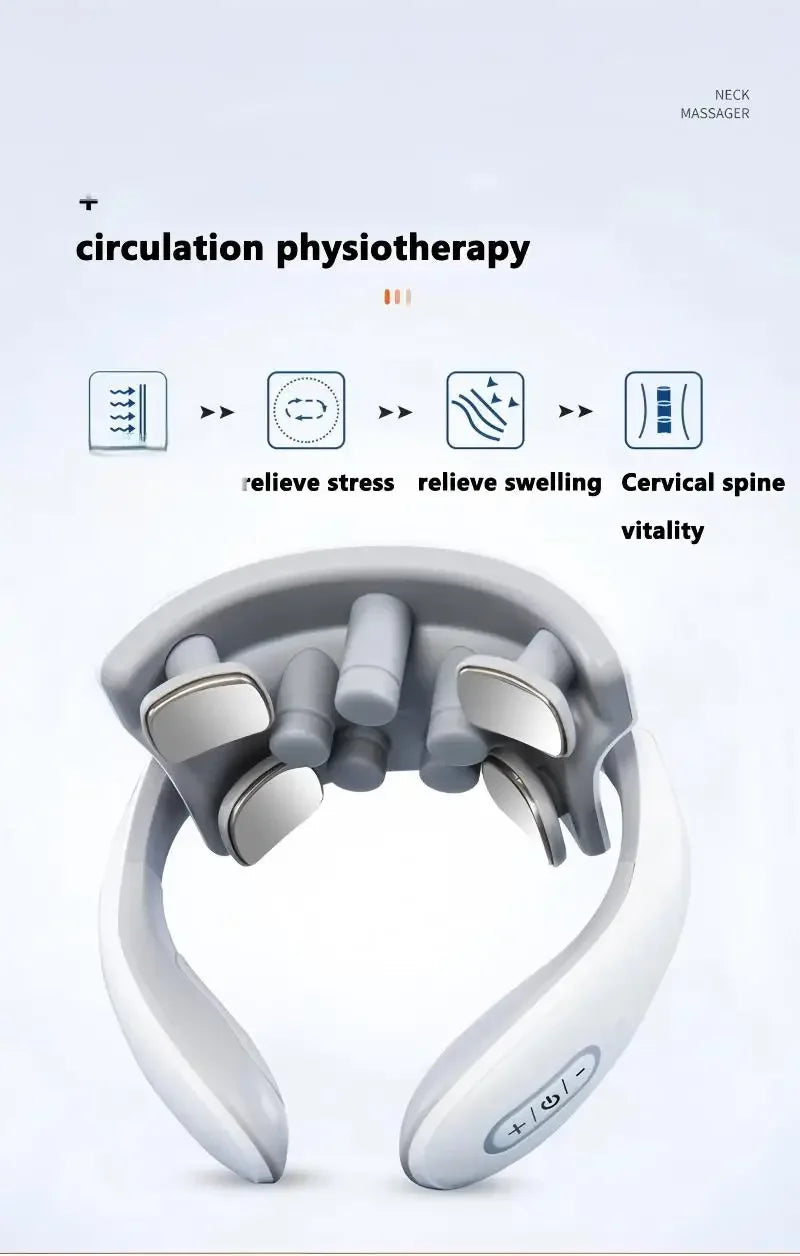 NeckEase Smart Shoulder & Neck Massager – Cervical Vibrator for Pain Relief