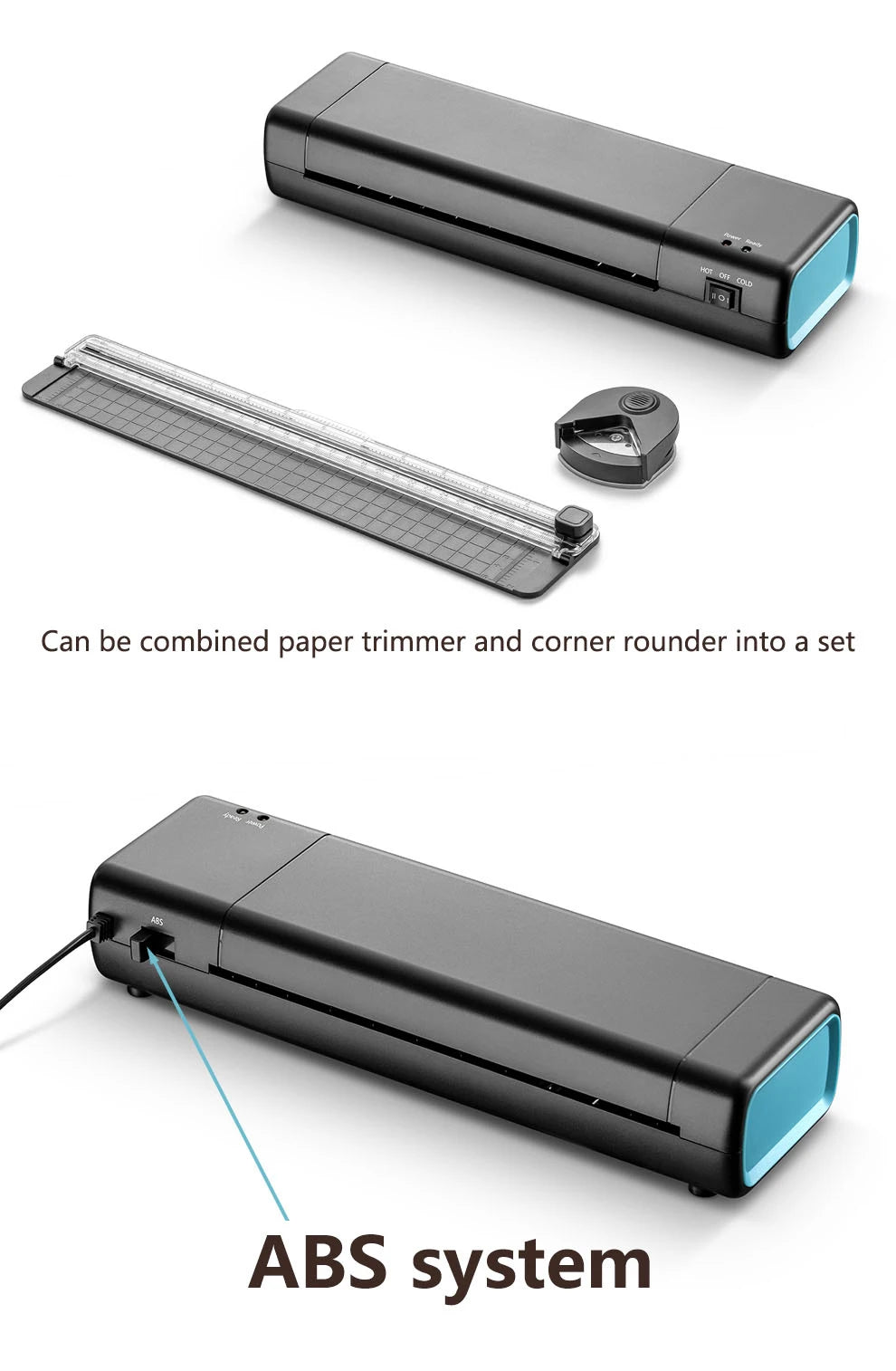 SealPro 9" Hot & Cold Laminator Kit – Fast A4 Laminating Machine with 10 Pouches for Home, School & Office