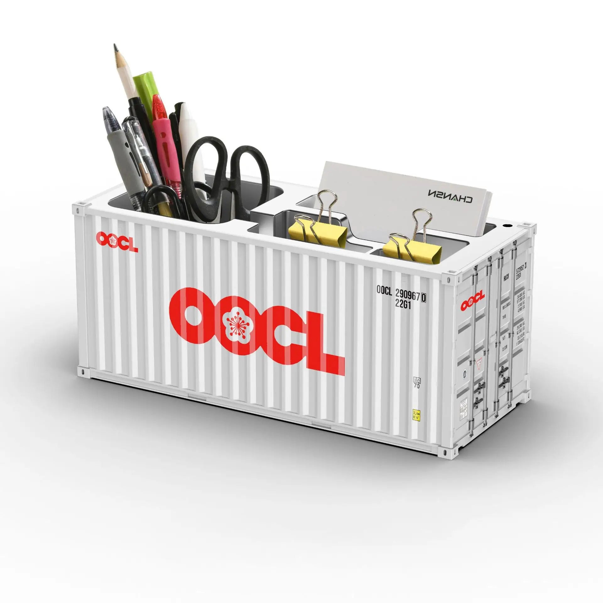 ContainerDesk Miniature Shipping Container Pen Holder – Desk Organiser & Home Decor