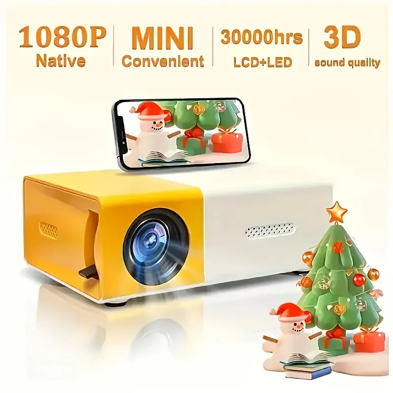 MiniBeam Portable 1080P Home Projector