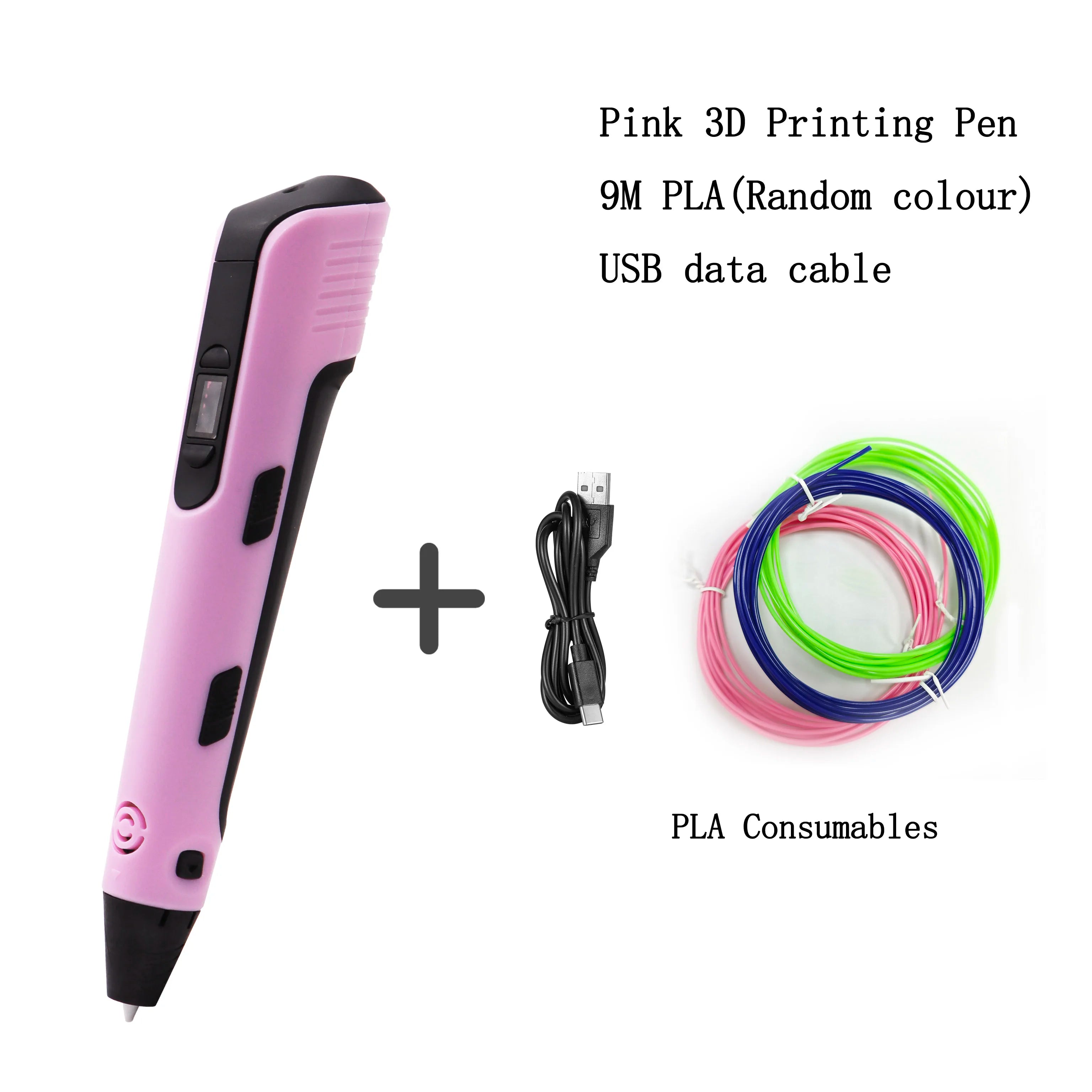 CreativePen 3D Printing Pen – Upgraded with 9M PLA Filament, Kids Birthday Gift