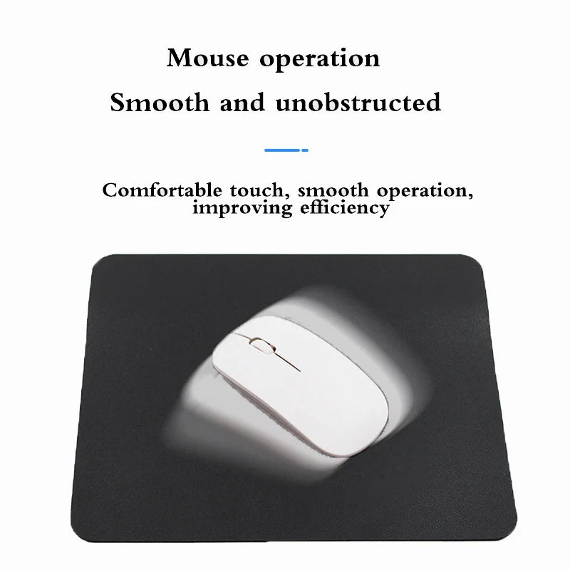 Universal PU Mouse Pad Non-Slip Gaming Desktop Mouse Pad Waterproof Anti-Scratch Easy To Clean Mat For PC Laptops Office Desktop
