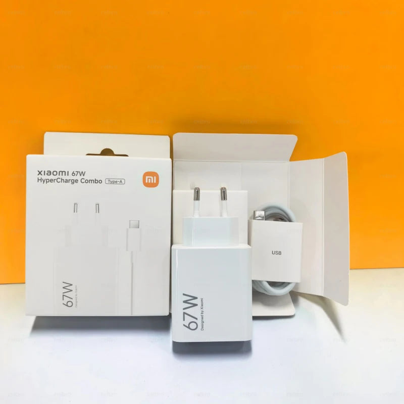 Xiaomi 67W Fast Charger – USB-C Power Adapter for Mi, POCO & Redmi