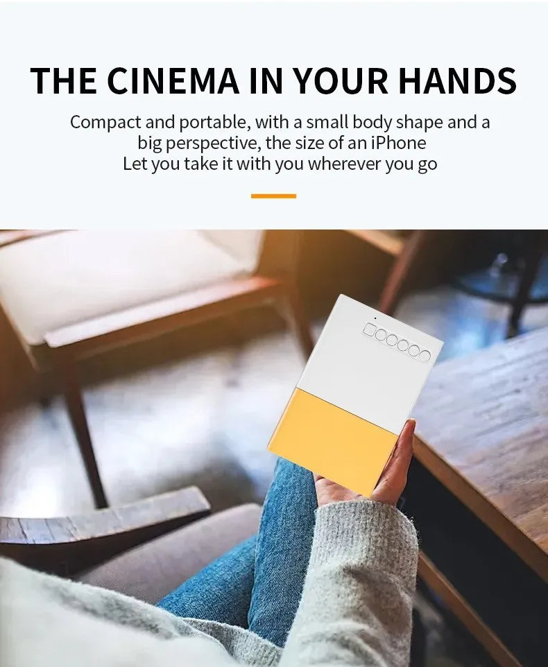 MiniBeam Portable 1080P Home Projector