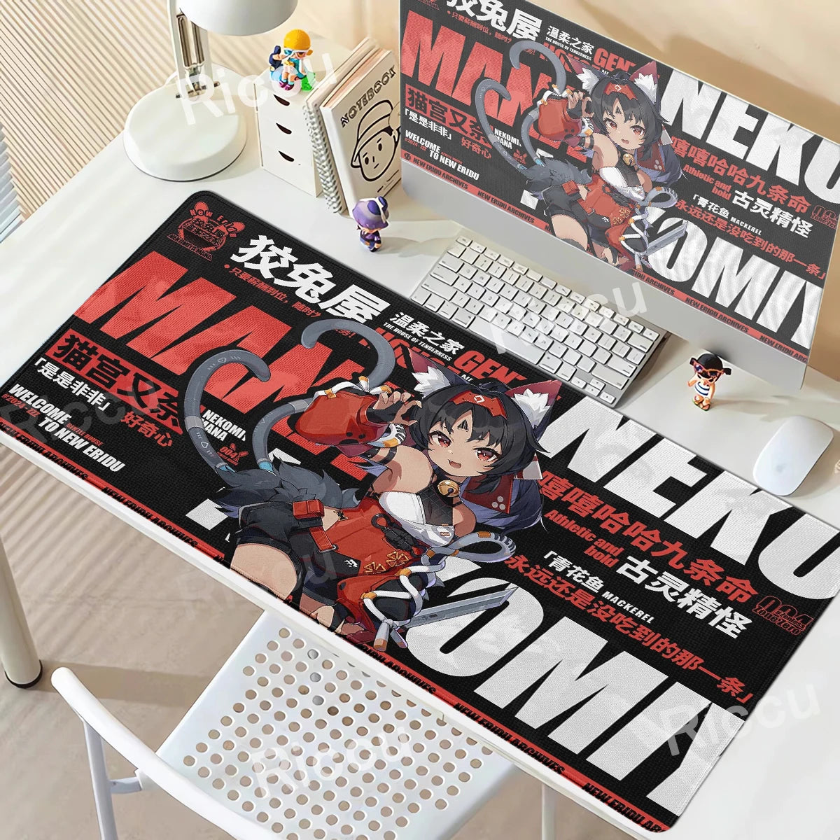 Zenless Zone Zero XXL Gaming Desk Mat – Anime Character Extended Mouse Pad (ZZZ Series)