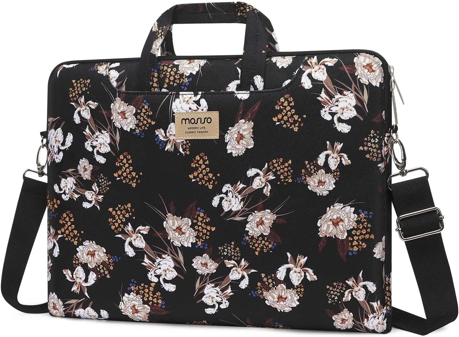 MOSISO Laptop Sleeve Bag – Briefcase & Shoulder Bag for MacBook Air, Pro & Laptops (13"–17.3")