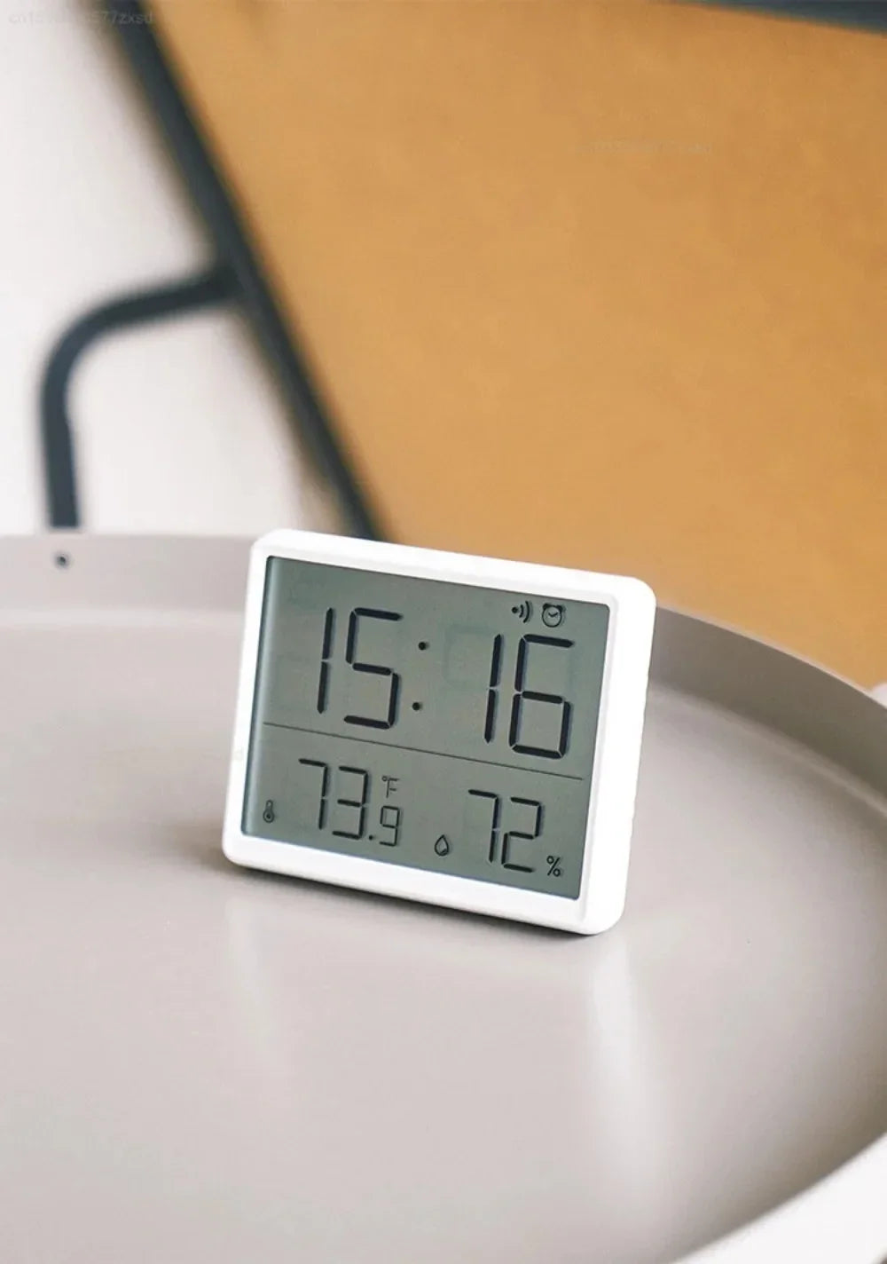 MIJIA 3.7 Inch Large LCD Digital Wall Clock Humidity Thermometer Calendars Display Magnetic Mounted Alarm Clock Household Tool