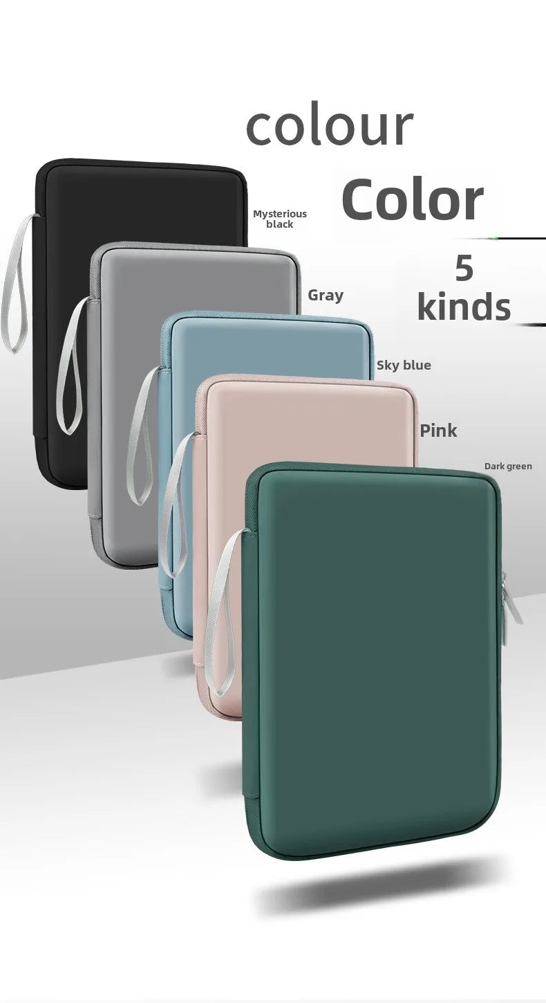 Tablet Bag Sleeve – Universal Shockproof Pouch with Multi Pockets (7.9"–12.9")
