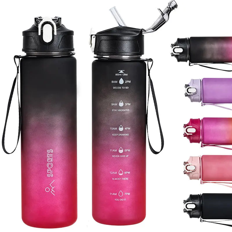 TrailSip 800ml Sports Water Bottle with Straw – Outdoor, Fitness & Cycling