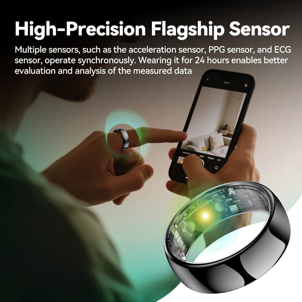 NOYAFA Smart Ring – Heart Rate, Blood Oxygen & Multi-Sport Health Monitor
