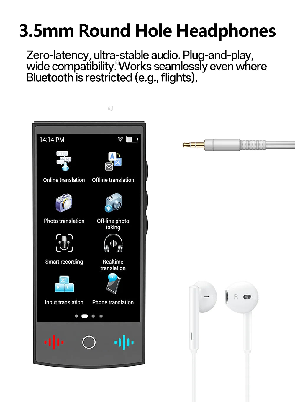TravelTalk T26 AI Translator – 160 Languages, ChatGPT, Real-Time Business Translation