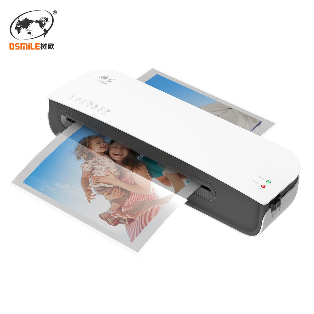 OSMILE SL289 A4 Desktop Laminator Machine – Hot & Cold 2-Roller System for Fast Professional Lamination