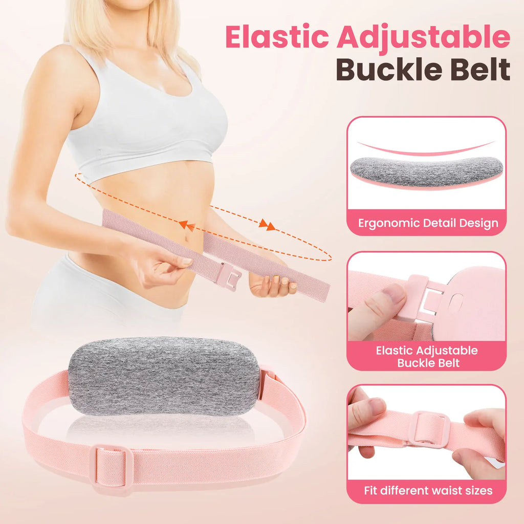 HeatWrap Electric Heating Pad – Menstrual Cramp Massager Belt with Vibration