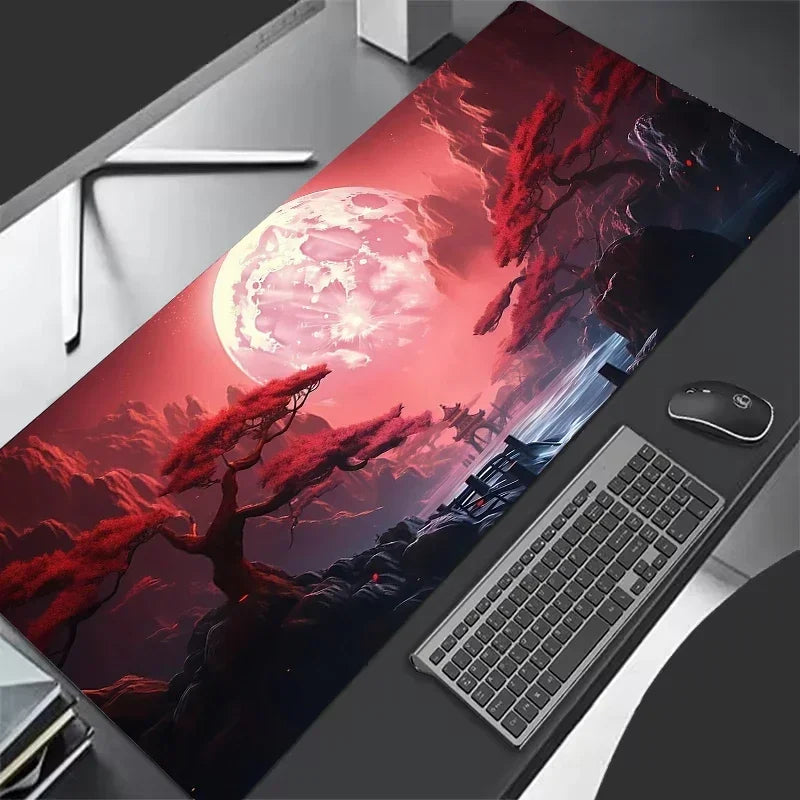 Lunar Galaxy XL Desk Mat – Starry Sky Gaming Mouse Pad (XXL Anti-Slip)