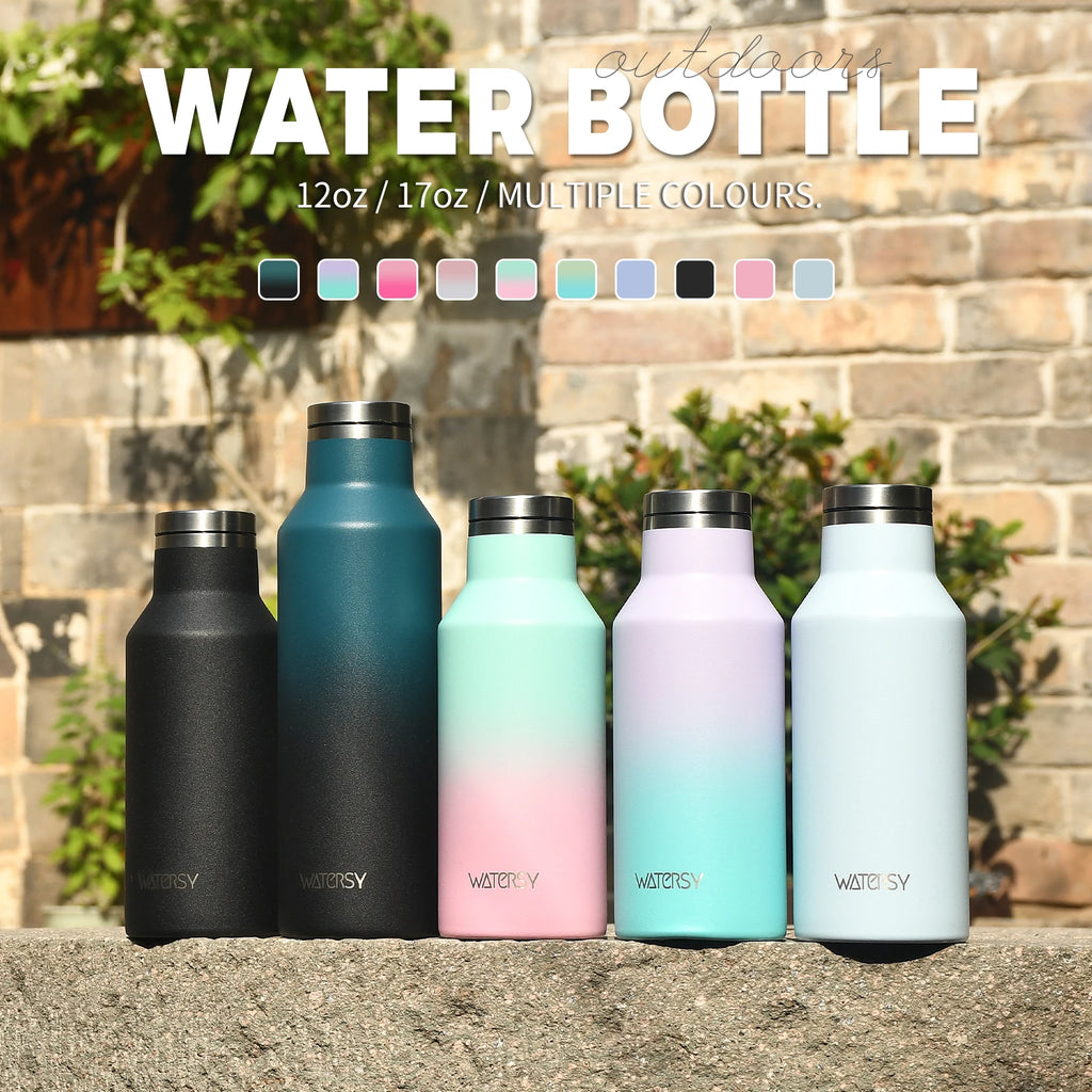 WATERSY Stainless Steel Thermal Cup – 350ml / 500ml, Vacuum Flask for Coffee & Sport