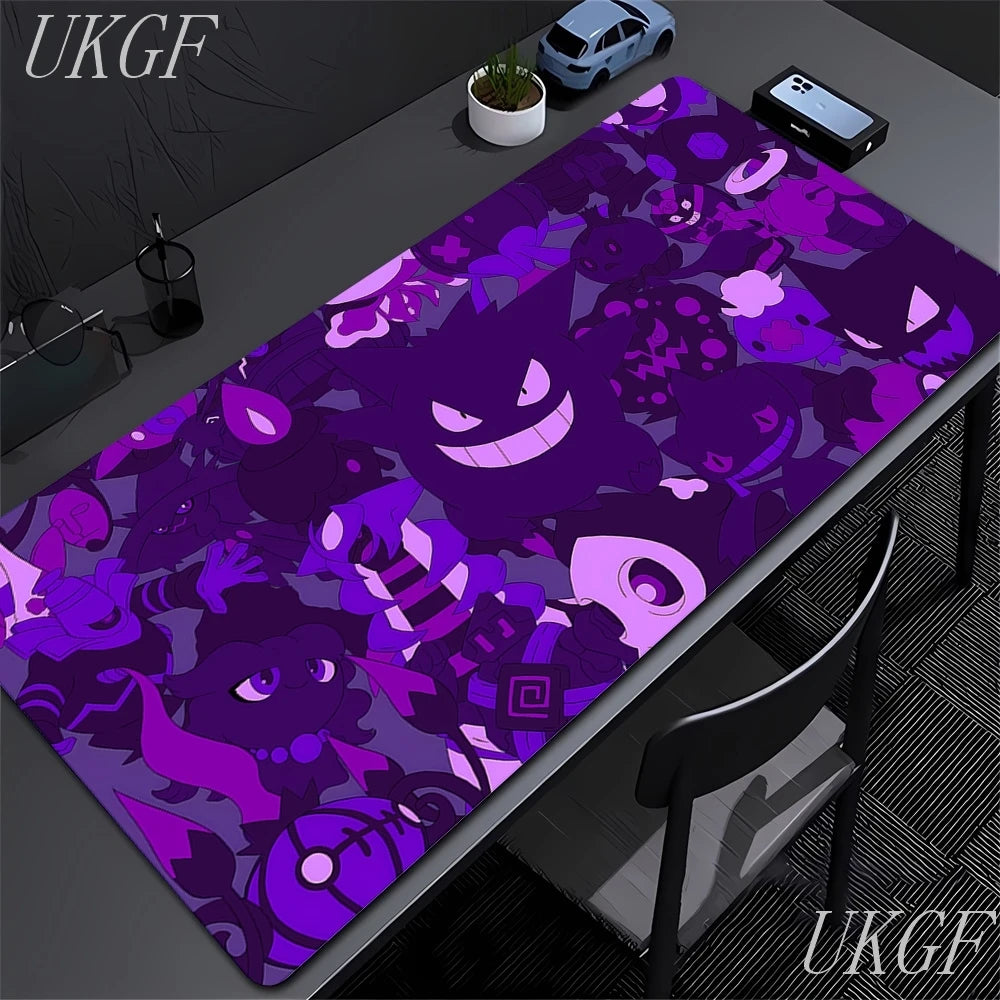 Gengar Anime XL Gaming Desk Mat – Cute Gaming Mouse Pad (XXL Keyboard & Mouse Mat)