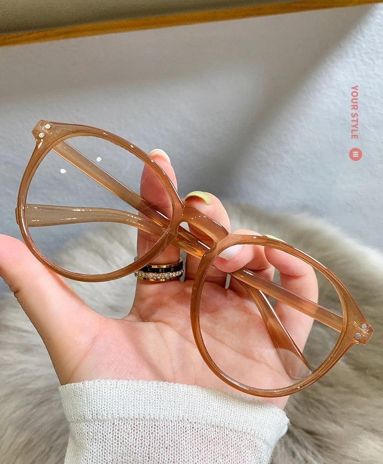 Retro Round Blue Light Blocking Glasses – Prescription Ready Myopia Eyewear (0 to -600) | Ultra-Light Unisex Frames