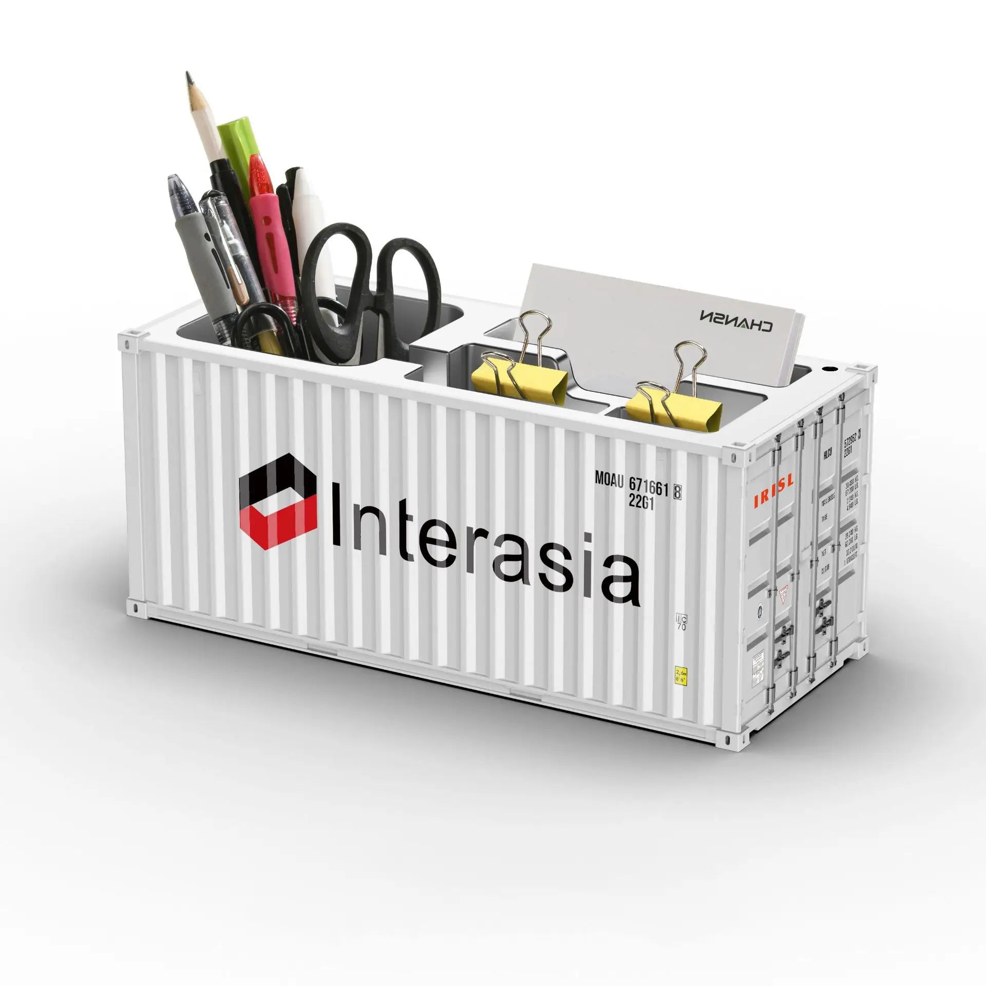 ContainerDesk Miniature Shipping Container Pen Holder – Desk Organiser & Home Decor