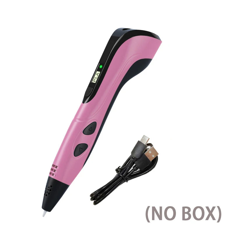 DoodlePen 3D Pen Set – LCD Display, PLA Filament, Kids Birthday & Christmas Gift