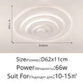 SteadGlow Modern LED Ceiling Lamp – Dimmable Remote Control Light for Bedroom, Office & Living Room