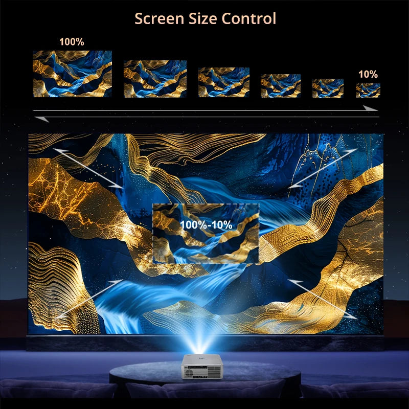 VoxFlix M25 Smart 4K Home Cinema Projector